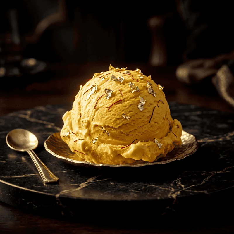 Zafran premium gold scoop