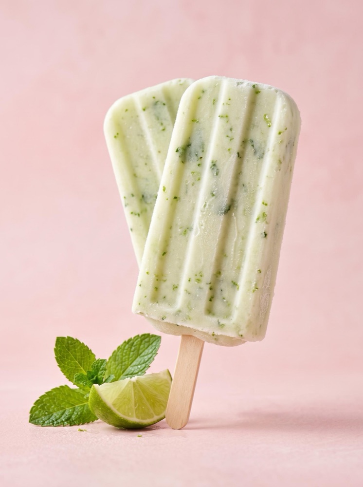 Mint Margarita popsicle